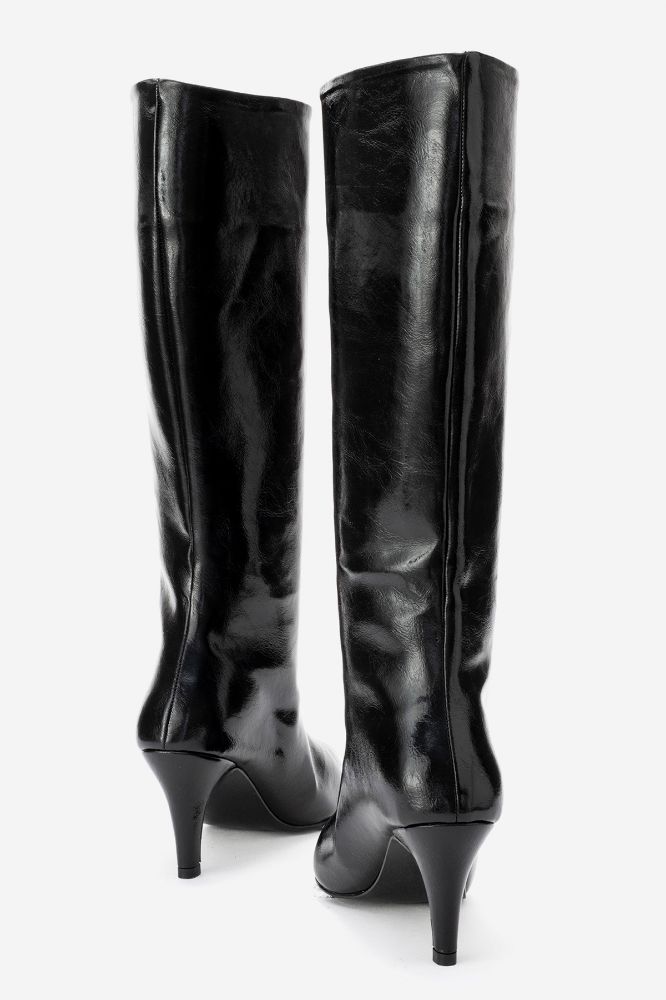 kadin-ince-topuklu-cizme-SIYAH KIRIŞIK-ERC800-0101808_0